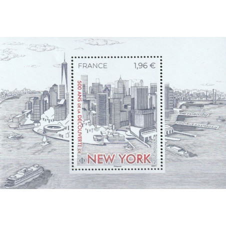F5769 - 500e ANNIVERSAIRE DE LA DECOUVERTE DE NEW-YORK.