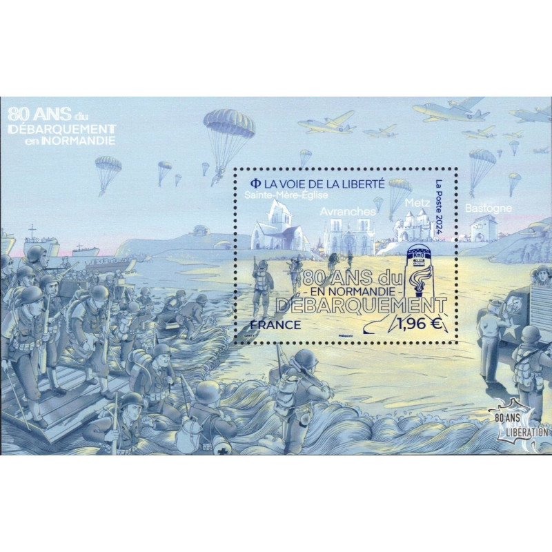 F5791 - 80e ANNIVERSAIRE DU DEBARQUEMENT EN NORMANDIE.