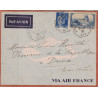 PAIX - DAUDET - KOBE A MARSEILLE N°8 - LETTRE BATEAU AVION DU 6-4-1938 POUR LA FRANCE.