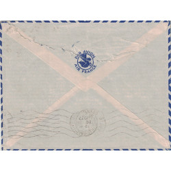 PAIX - MARSEILLE A LA REUNION N°57 - LETTRE BATEAU AVION POUR LA FRANCE - LE 23-11-1937.