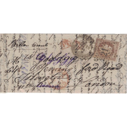 BALLON MONTE - LE PARMENTIER - POUR LONDRES - EMPIRE N°30 - PARIS ETOILE 21 - LE 17-12-1870.