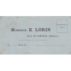 ENVELLOPE E.LAURIN - DURANT LA COMMUNE 18 MARS AU 28 MAI 1871.