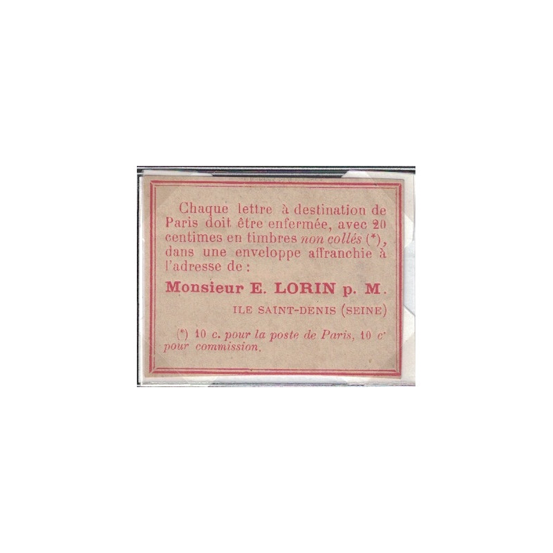 VIGNETTE E.LAURIN - DURANT LA COMMUNE 18 MARS AU 28 MAI 1871.