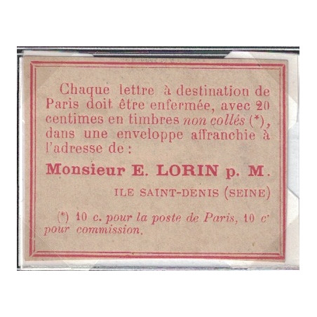 VIGNETTE E.LAURIN - DURANT LA COMMUNE 18 MARS AU 28 MAI 1871.