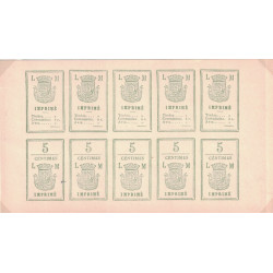 VIGNETTE E.LAURIN - DURANT LA COMMUNE 18 MARS AU 28 MAI 1871.