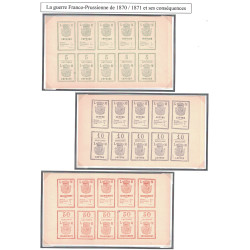 VIGNETTE E.LAURIN - DURANT LA COMMUNE 18 MARS AU 28 MAI 1871.