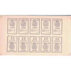 VIGNETTE E.LAURIN - DURANT LA COMMUNE 18 MARS AU 28 MAI 1871.