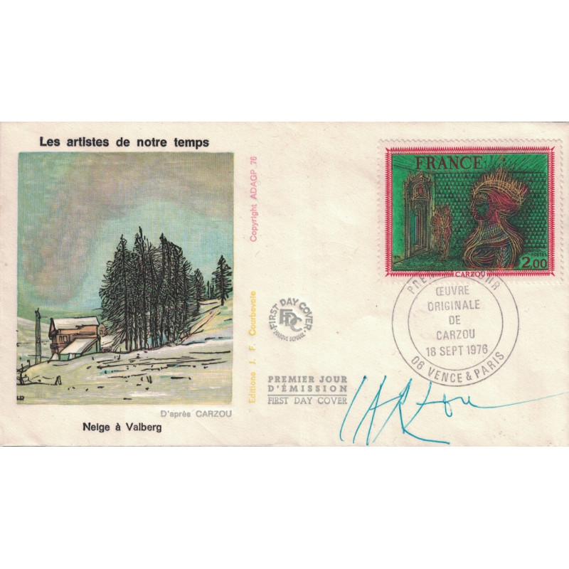 JEAN CARZOU (1907-2008 ) - DESSINATEUR  ET GRAVEUR DE BILLETS ET DE TIMBRES.