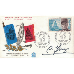 Madame La Maréchale JUIN - signature autographe.