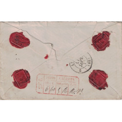 JURA - MOIRANS DU JURA - EMPIRE - N°EMPIRE N°32 + CERES N°59 - LETTRE CHARGEE CINQUANTE FRANCS - LE 16-9-1972.