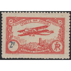 VIGNETTE - POSTE AERIENNE - MEETING DE BOURGES - DU 4 AU 6 JUIN 1922 - N°7 VIGNETTE SEMI OFFICIELLE 2F NEUVE - COTE 20€.