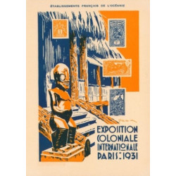 EXPOSITION COLONIALE DE PARIS - 1931 - 12 ENTIERS 15c SEMEUSE DANS LA POCHETTE D'ORIGINE - SUPERBE - NEUF.