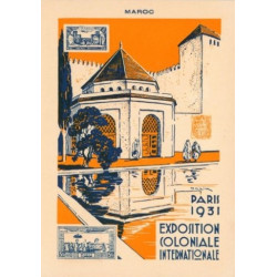 EXPOSITION COLONIALE DE PARIS - 1931 - 12 ENTIERS 15c SEMEUSE DANS LA POCHETTE D'ORIGINE - SUPERBE - NEUF.