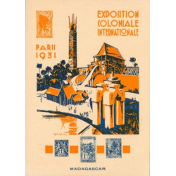 EXPOSITION COLONIALE DE PARIS - 1931 - 12 ENTIERS 15c SEMEUSE DANS LA POCHETTE D'ORIGINE - SUPERBE - NEUF.