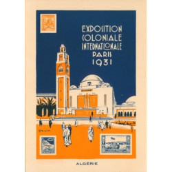 EXPOSITION COLONIALE DE PARIS - 1931 - 12 ENTIERS 15c SEMEUSE DANS LA POCHETTE D'ORIGINE - SUPERBE - NEUF.