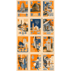 EXPOSITION COLONIALE DE PARIS - 1931 - 12 ENTIERS 15c SEMEUSE DANS LA POCHETTE D'ORIGINE - SUPERBE - NEUF.