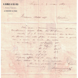 VAUCLUSE - SORGUES - EMPIRE N°29 OBLITERATION LOSANGE AMBULANT L A - CACHET LYON A AVIGNON - 3-1-1869.