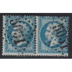 No060 - PAIRE - ALGERIE - ORAN - OBLITERATION LOSANGE GC5051.