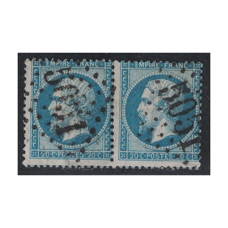No060 - PAIRE - ALGERIE - ORAN - OBLITERATION LOSANGE GC5051.