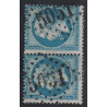 No060 - PAIRE - ALGERIE - ORAN - OBLITERATION LOSANGE GC5051.