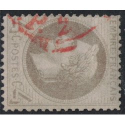 No027 - EMPIRE - 4c - OBLITERATION CACHET ROUGE DES IMPRIMES.
