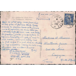 GANDON - POSTE AUX ARMEES - 11-11-1950 - DE FRIBOURG EN FORET NOIRE POUR LA FRANCE - SP 51389 - BPM517.