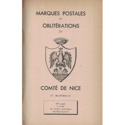 ALPES-MARITIMES - LES MARQUES POSTALES ET OBLITERATIONS COMTE DE NICE - LES CAVALLINI OU CAVALOTTI - H.DELRIEU - 1937 ET 1946.