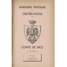 ALPES-MARITIMES - LES MARQUES POSTALES ET OBLITERATIONS COMTE DE NICE - LES CAVALLINI OU CAVALOTTI - H.DELRIEU - 1937 ET 1946.