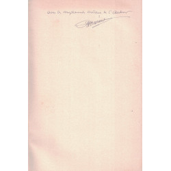 TAAF - TERRE ADELIE - ILES AUSTRALES - PHILATELIE HISTOIRE POSTALE - HENRI TRISTANT - 1974 - AVEC DEDICACE HENRI TRISTANT.