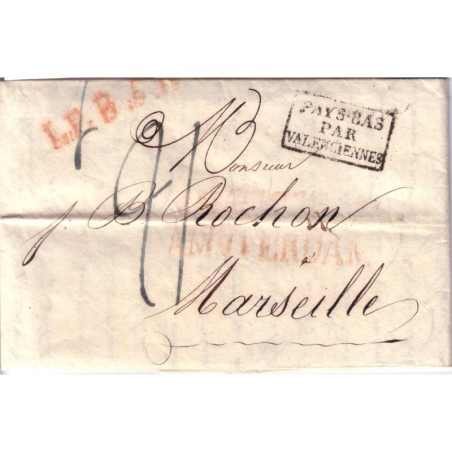 PAYS-BAS PAR VALENCIENNES - ENTREE DE AMSTERDAM.