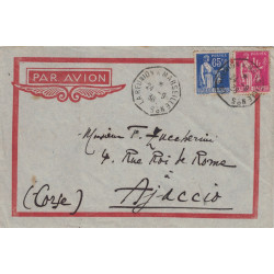 TYPE PAIX - LA REUNION A MARSEILLE N°5 - LETTRE BATEAU AVION.