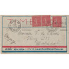 SEMEUSE - DESTINATION MONTEVIDEO - URUGUAY - LETTRE DE PARIS LE 9-11-1929.