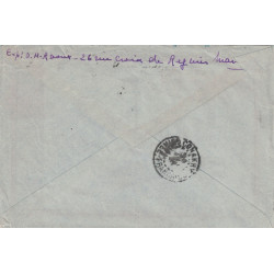 SEMEUSE - DESTINATION GUINEE FRANCAISE - LETTRE DE MARSEILLE LE 23-7-1938.