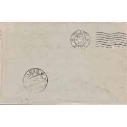 SEMEUSE - DESTINATION KURESSAARE - ESTONIE - LETTRE DE ST NAZAIRE LE 2-9-1932.