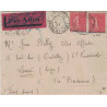 SEMEUSE - DESTINATION LOME - TOGO - LETTRE BRANGES LE 4-1-1928.