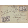 SEMEUSE - DESTINATION BUCAREST - ROUMANIE - CARTE POSTALE DE ROMAINVILLE - SEINE - LE 16-10-1928 - TIMBRE TAXE ROUMAIN.
