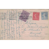 SEMEUSE - DESTINATION BEOGRAD - SERBIE - CARTE POSTALE DE MENTON - LE 13-1-1931 - TIMBRE TAXE SERBE.