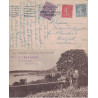 SEMEUSE - DESTINATION BEOGRAD - SERBIE - CARTE POSTALE DE MENTON - LE 13-1-1931 - TIMBRE TAXE SERBE.