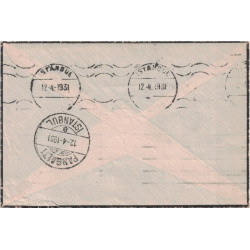 SEMEUSE - DESTINATION ISTAMBOUL - TURQUIE - LETTRE DE POITIERS LE 8-4-1931.