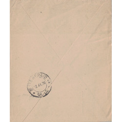 SEMEUSE - DESTINATION TEHERAN - PERSE - VIA URSS - LETTRE DE PARIS LE 31-10-1930.