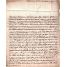 MONACO - GRIFFE MANUSCRITE - LETTRE POUR L'AVOCAT AU PARLEMENT CHEZ S.A.S. MONSEIGNEUR LE PRINCE DE MONAC.O