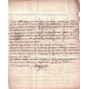 MONACO - GRIFFE MANUSCRITE - LETTRE POUR L'AVOCAT AU PARLEMENT CHEZ S.A.S. MONSEIGNEUR LE PRINCE DE MONAC.O