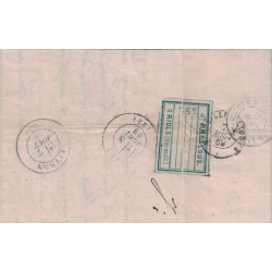 HERAULT - RIOLS - No29 PAIRE - GC4467 - LETTRE AVEC TEXTE PARTIEL - COTE 110€.