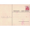 POSTE ENFANTINE - MINUSCULE CARTE POSTALE AFFRANCHISSEMENT PETIT TIMBRE SUISSE.