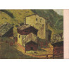 POSTE ENFANTINE - MINUSCULE CARTE POSTALE AFFRANCHISSEMENT PETIT TIMBRE SUISSE.
