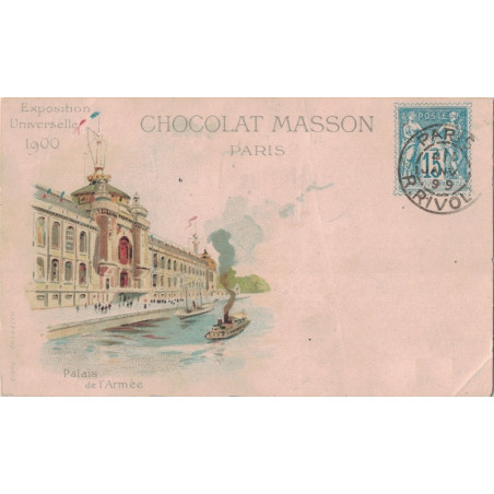 SAGE - PSEUDO ENTIER - EXPOSITION UNIVERSELLE 1900 - CHOCOLAT MASSON - PARIS.