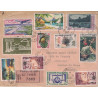 POLYNESIE - PAPEETE - ILE TAHITI - AFFRANCHISSEMENT RECOMMANDE EXCEPTIONNEL POUR LA FRANCE - LE 28-10-1965.