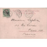 ZANZIBAR - TYPE BLANC - N°47 - CARTE POUR LA FRANCE - CACHET LA REUNION A MARSEILLE 1° L.U.N°2 - 27 MARS 1903.