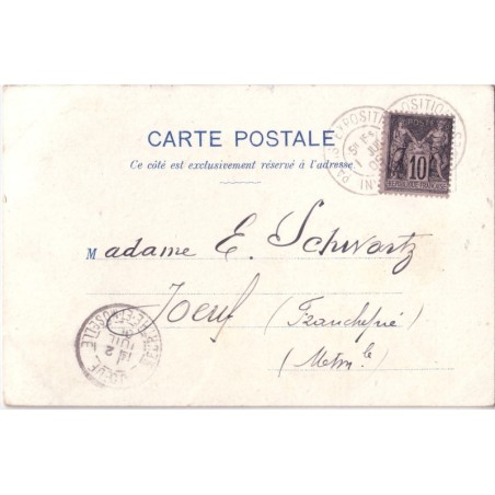 SEINE & PARIS - PARIS EXPOSITION INVALIDES 1-7-1900.