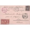 PARIS - EXPOSITION 1900 DRAPEAU - 20-9-1900 - SAGE 10c AVEC VIGNETTE - SUPERBE.